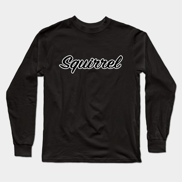 Squirrel Long Sleeve T-Shirt by lenn